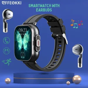 2025 D8 2" Smartwatch With Earbuds Multifunctional Bt Call NFC Pedometer For Men for iPhone Android